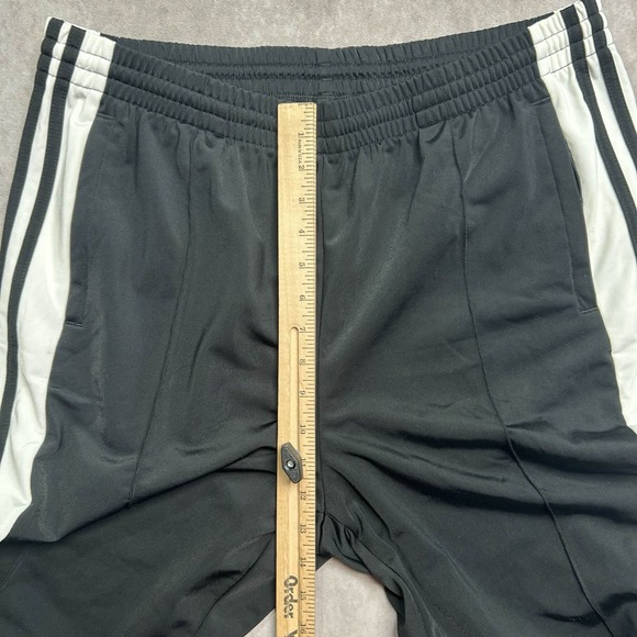 Adidas Women's Adibreak Trefoil Pants Style IU2519 Sz 1X Black White Snap Stripe - Picture 5 of 9